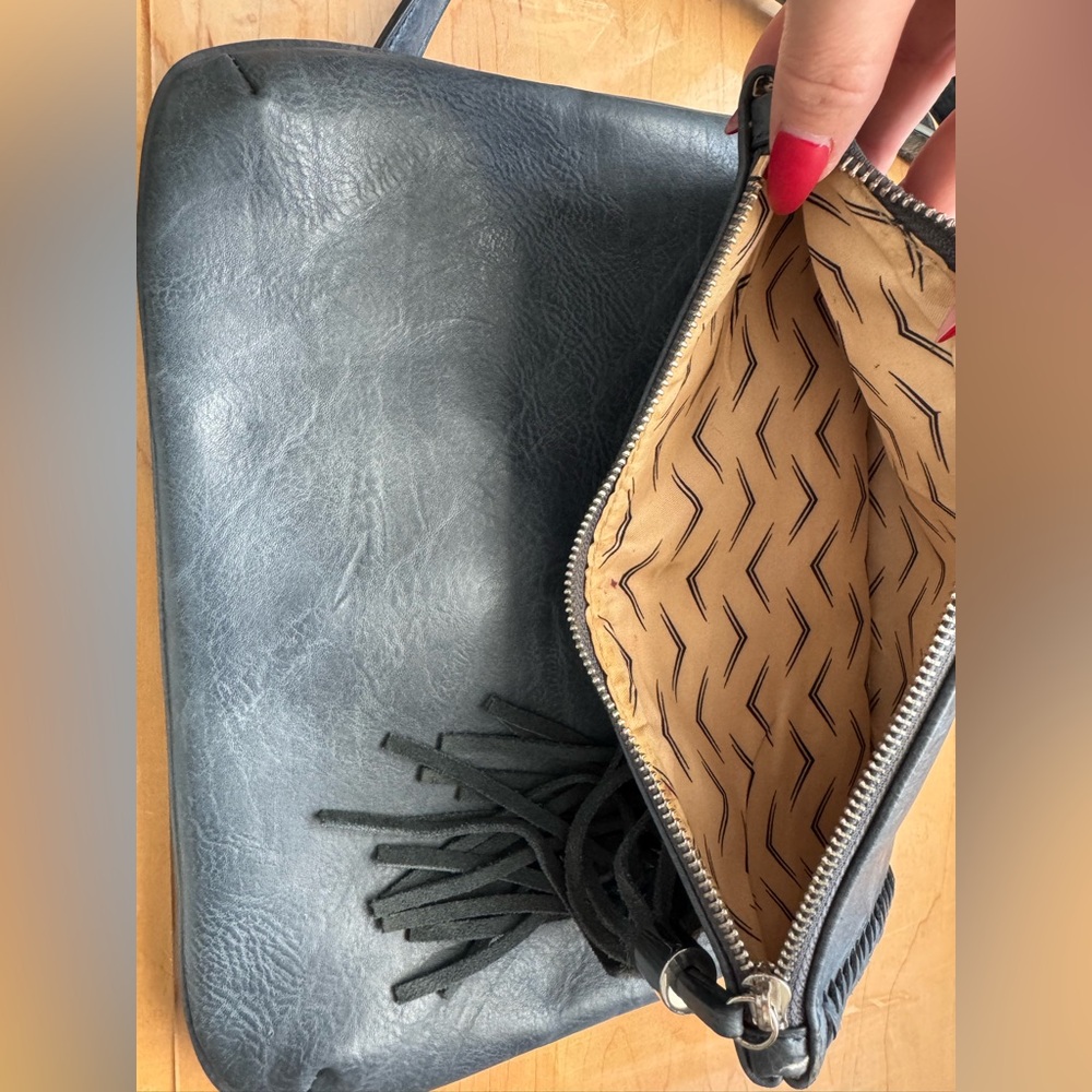 Moda Luxe Slate Blue Crossbody Bag - Picture 6 of 9